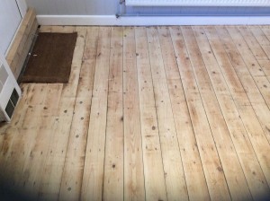 Floor sanded and varnished